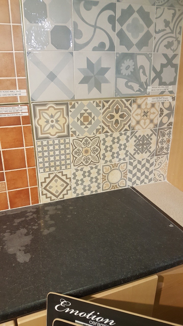 Kitchen wall tiles available from North West Tiles & Timber, Leitrim, Ireland